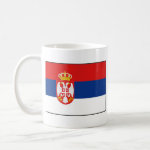 Serbia Flag Map Classic Mug