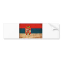Serbia Flag Bumper Stickers