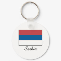 Serbia Flag Design keychains by flagshirt Serbia Flag Design keychains