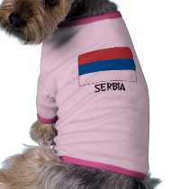 Serbia Flag pet clothing by flagshirt Serbia Flag pet clothing
