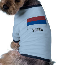 Serbia Flag pet clothing by flagshirt Serbia Flag pet clothing