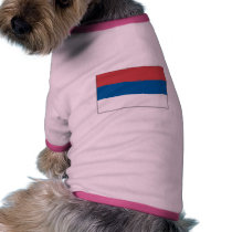 Serbia FLAG International pet clothing by flagshirt Serbia FLAG International pet clothing