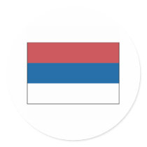 Serbia FLAG International stickers by flagshirt Serbia FLAG International stickers