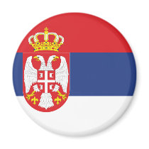 Serbia Flag magnets