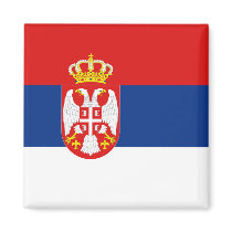 Serbia Flag Magnet
