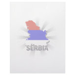 Serbia Flag Map 2.0 Letterhead Design
