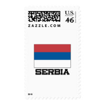 Serbia Flag Postage
