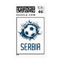 Serbia Football Postage