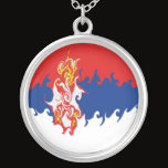 Serbia Gnarly Flag necklaces