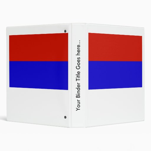 Serbia High quality Flag 3 Ring Binder