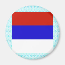 Serbia High quality Flag Magnets