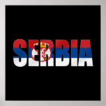 Serbia logo flag Srbija logo for soccer supporters posters