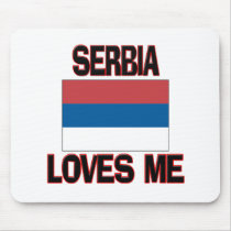 Serbia Loves Me mousepads