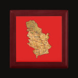 Serbia Map Gift Box gift boxes