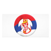 Serbia Custom Photo Card