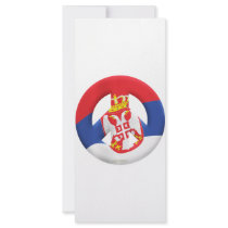Serbia Personalized Rack Card