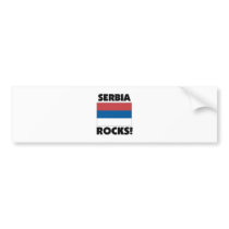 Serbia Rocks Bumper Stickers
