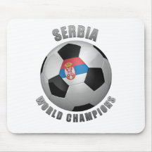 SERBIA SOCCER CHAMPIONS MOUSEPADS