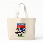 This adorable little panda is too cute! He's featured in front of a large flag from Serbia and ready to play football and score some goals. This cute design is perfect for football players and soccer fans! You can totally customize this gift! Change the color, move the design around, add your own text or images -- make it your own!