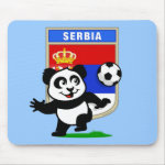 This adorable little panda is too cute! He's featured in front of a large flag from Serbia and ready to play football and score some goals. This cute design is perfect for football players and soccer fans! You can totally customize this gift! Change the color, move the design around, add your own text or images -- make it your own!
