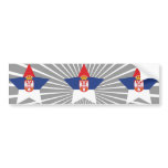 Serbia Star Bumper Sticker