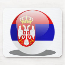 Serbian Flag Mousepad