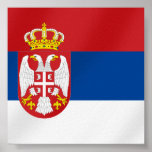 Serbian Flag of Serbia - Show off for Srbija posters