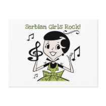 Serbian Girls Rock postcards