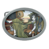 Serena Sunset Cat Fairy Belt Buckle
