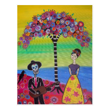 SERENADING FRIDA POST CARD