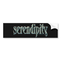Serendipity Bumper Sticker bumper stickers