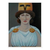 Serene Athena Icon postcards