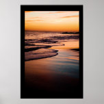 Serene Beach Sunset Posters