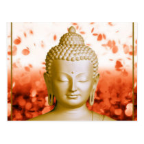 Serene Buddha postcard postcards