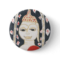 serene buddha Round Button