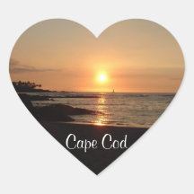 Serene Cape Cod Sunset Stickers