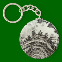 Serene Spirals keychains