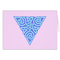 Serene Triangle Knot Card