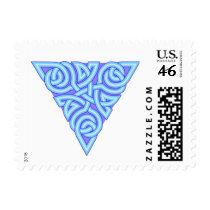 Serene Triangle Knot Postage postage