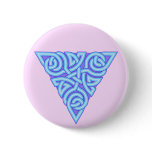 Serene Triangle Knot Round Button