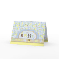 Serengeti Baby Card