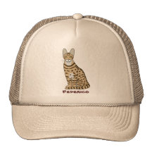 Serengeti Cat Breed Customizable Hats