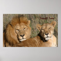 Serengeti Lovers - Print