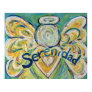 Serenidad Angel Art Poster Prints