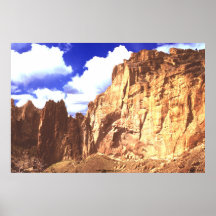 "Serenidad del desierto de la roca de Smith alta" Posters
