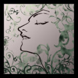 Serenity Art Deco Print