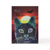 Serenity as black cat -- customized cards