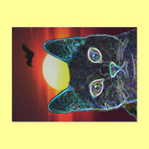 Serenity as Black Cat postcards