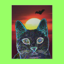 Serenity as Black Cat postcards