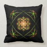 "Serenity Bloom"  - Fractal Abstract Art Pillows